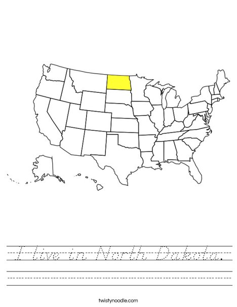 North Dakota Worksheet