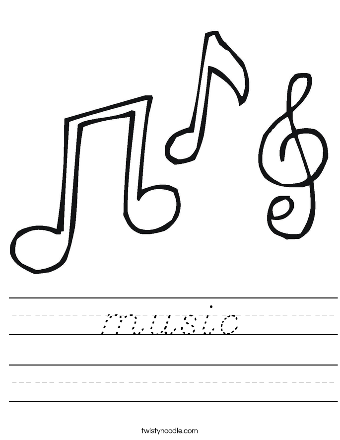 music Worksheet