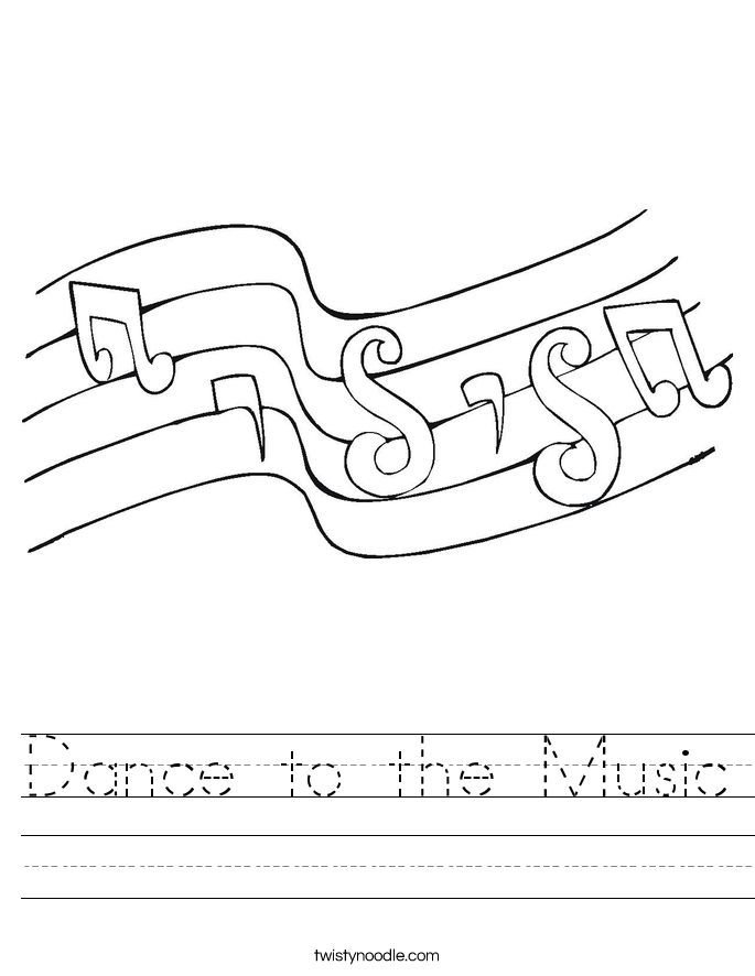 Dance to the Music Worksheet