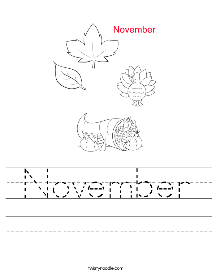 November Worksheet