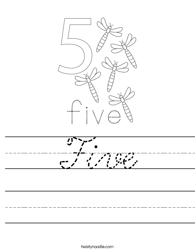 Five Worksheet