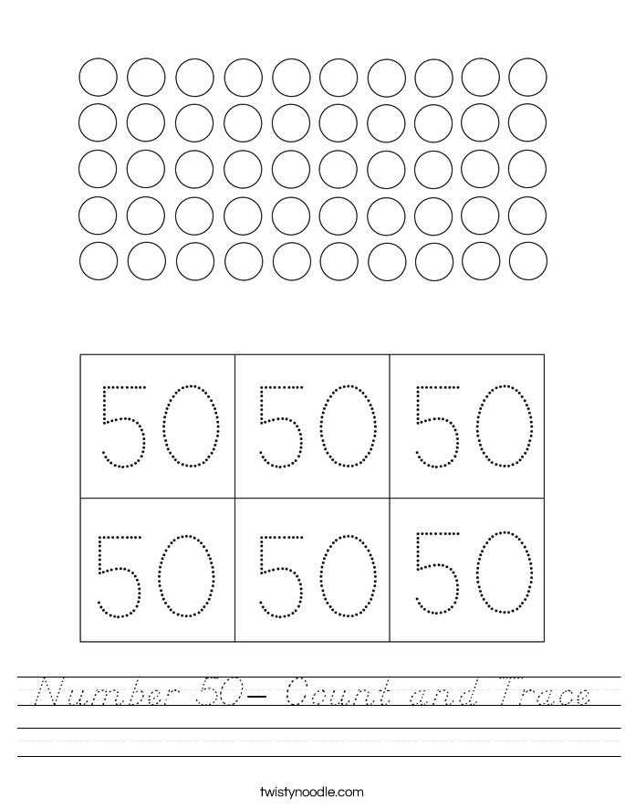 number-50-count-and-trace-worksheet-d-nealian-twisty-noodle