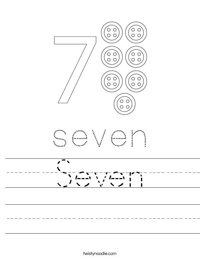 Seven Worksheet