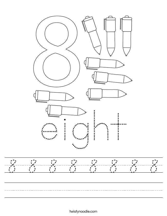 8 8 8 8 8 8 8 8 Worksheet
