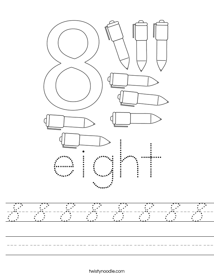 8 8 8 8 8 8 8 8 Worksheet