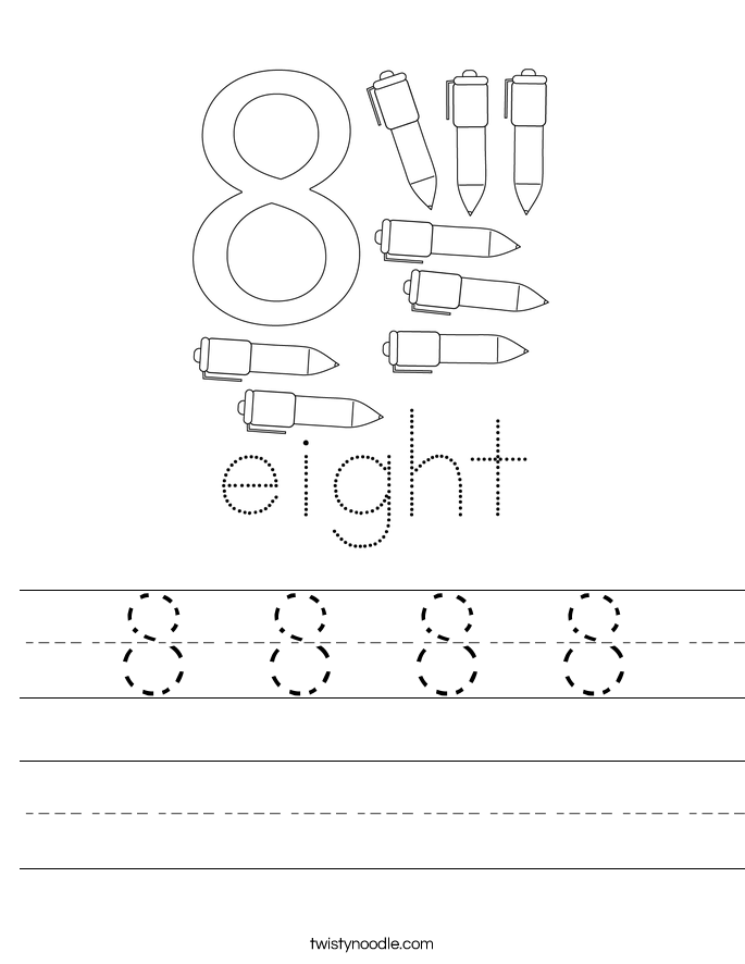 8 8 8 8 Worksheet
