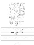 Eight Worksheet