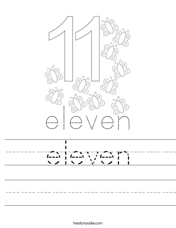 eleven Worksheet