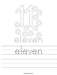eleven Worksheet