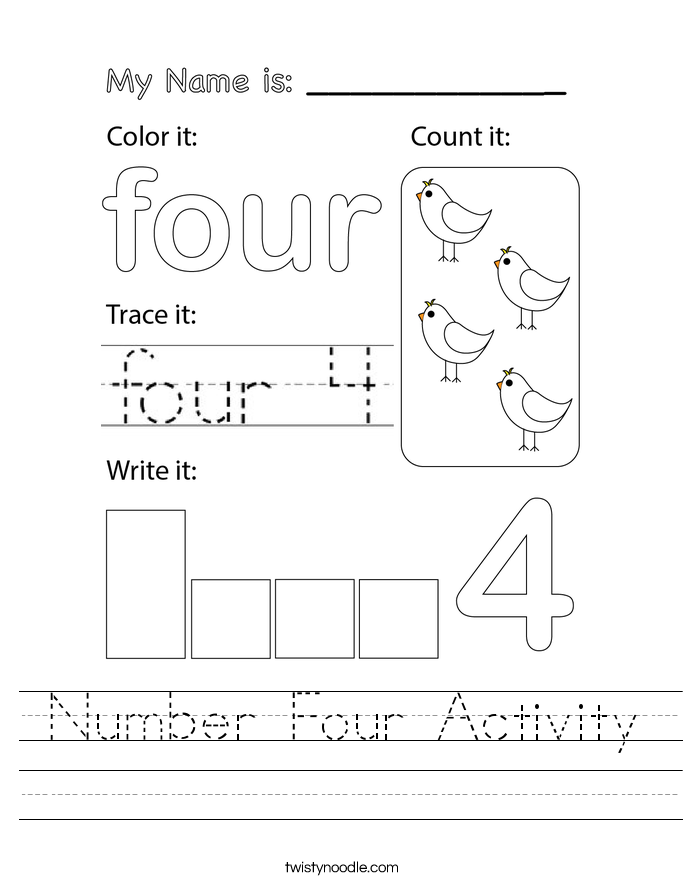 number-four-activity-worksheet-twisty-noodle