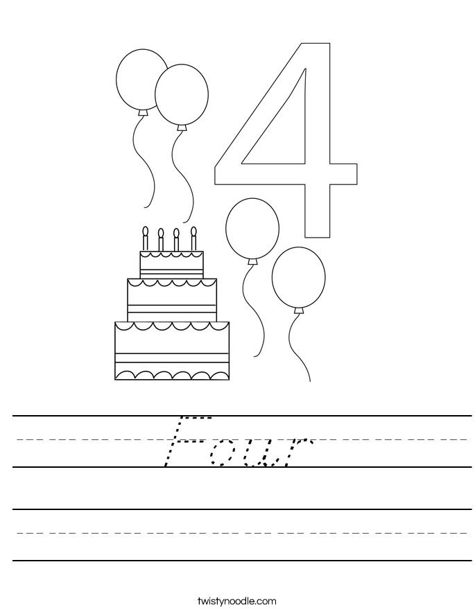 Four Worksheet