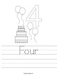 Four Worksheet