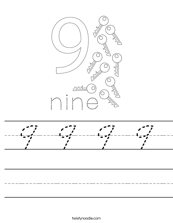 9 9 9 9 Worksheet