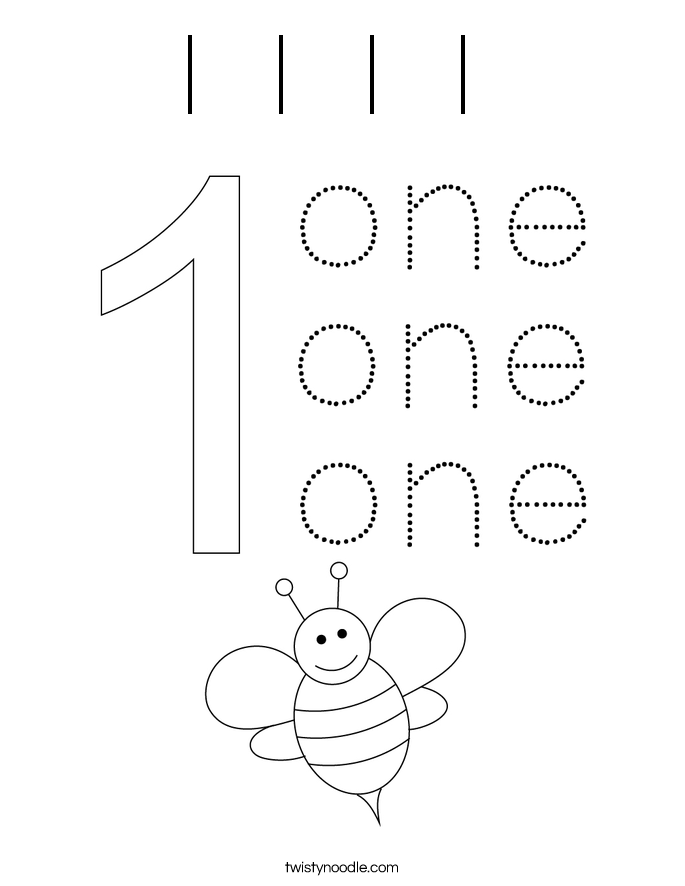 1 1 1 1  Coloring Page