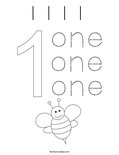 1 1 1 1  Coloring Page