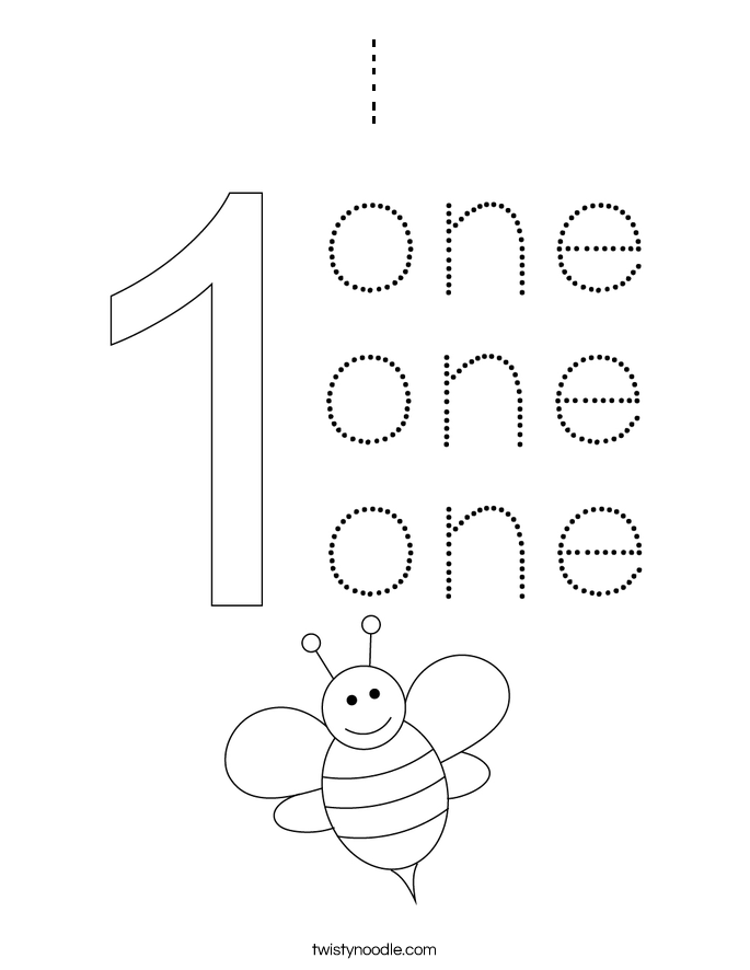 1 Coloring Page