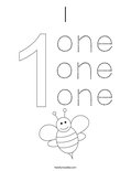 1 Coloring Page