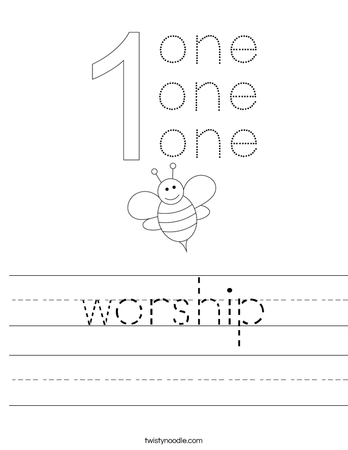 worship Worksheet