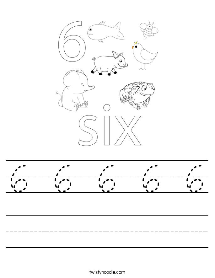 6 6 6 6 6 Worksheet