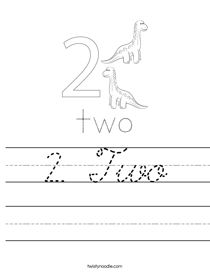 2 Two Worksheet