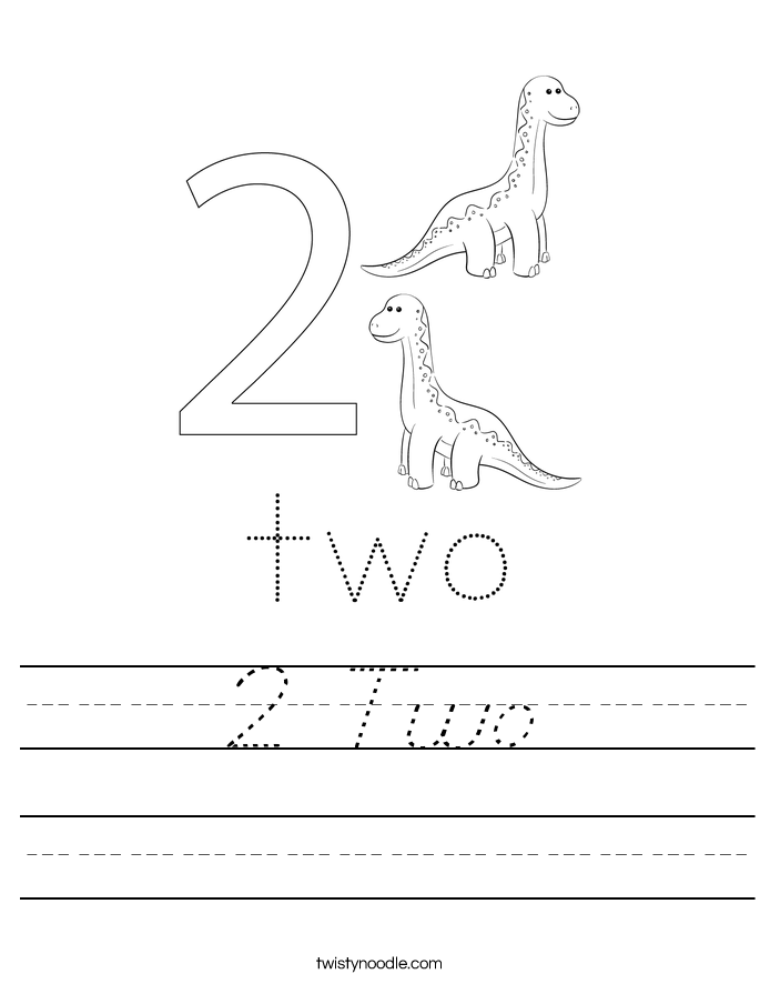 2 Two Worksheet