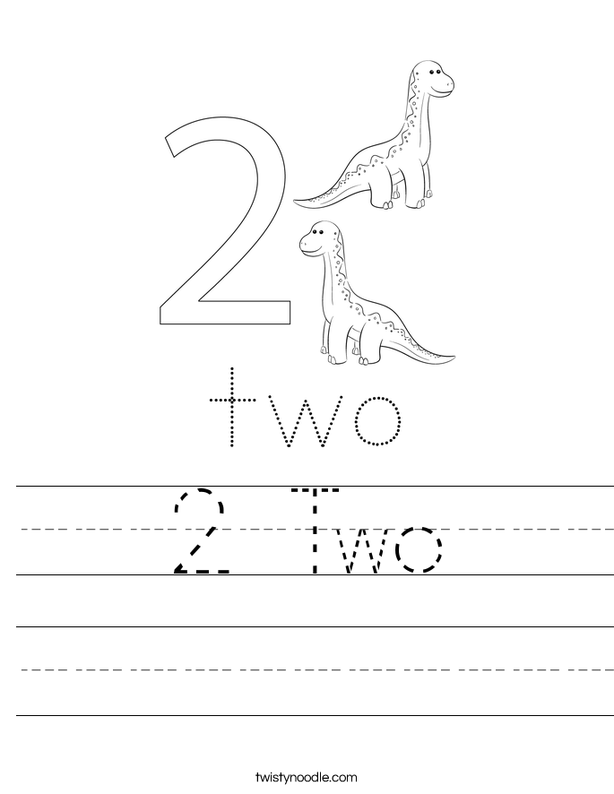 2 Two Worksheet