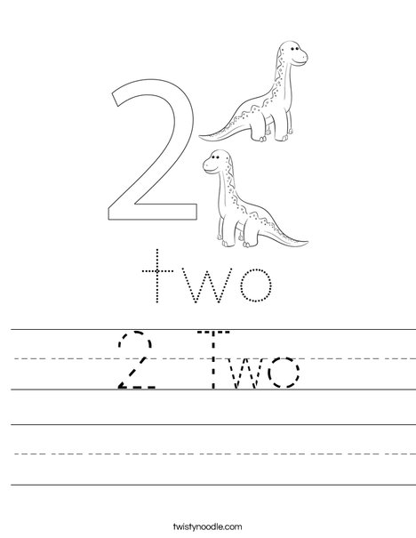 Number Two Worksheet