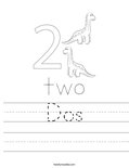 Dos Worksheet