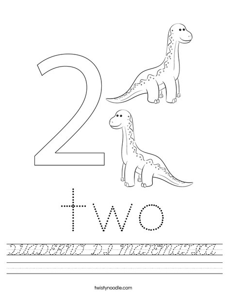 Number Two Worksheet