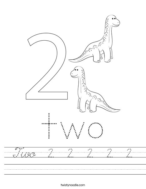 Number Two Worksheet