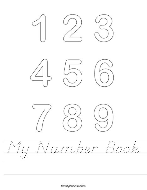 Numbers Worksheet