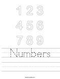 1 2 3 4 5 6 7 8 9 10 Worksheet - Twisty Noodle