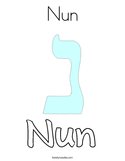 Nun Coloring Page