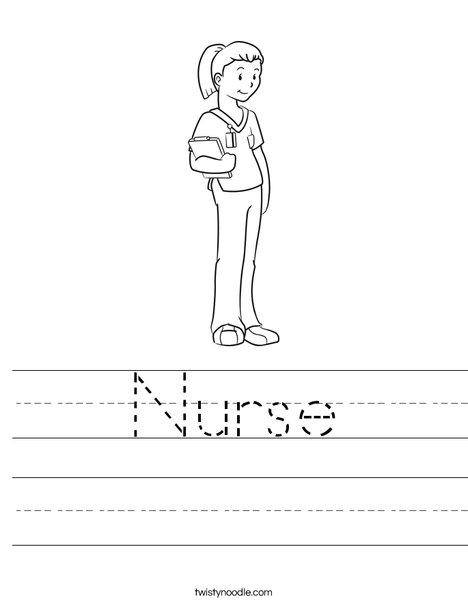 nurse worksheet twisty noodle