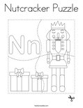 Nutcracker Puzzle Coloring Page
