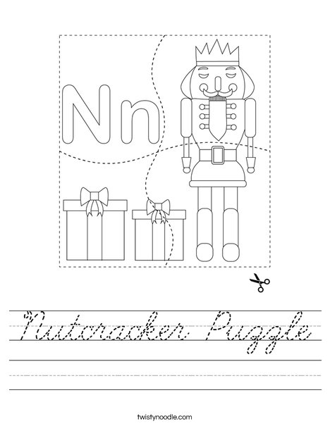 Nutcracker Puzzle Worksheet
