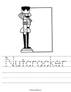 Nutcracker Handwriting Sheet