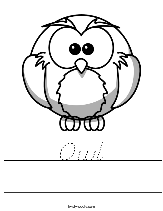 Owl Worksheet