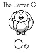 The Letter O  Coloring Page