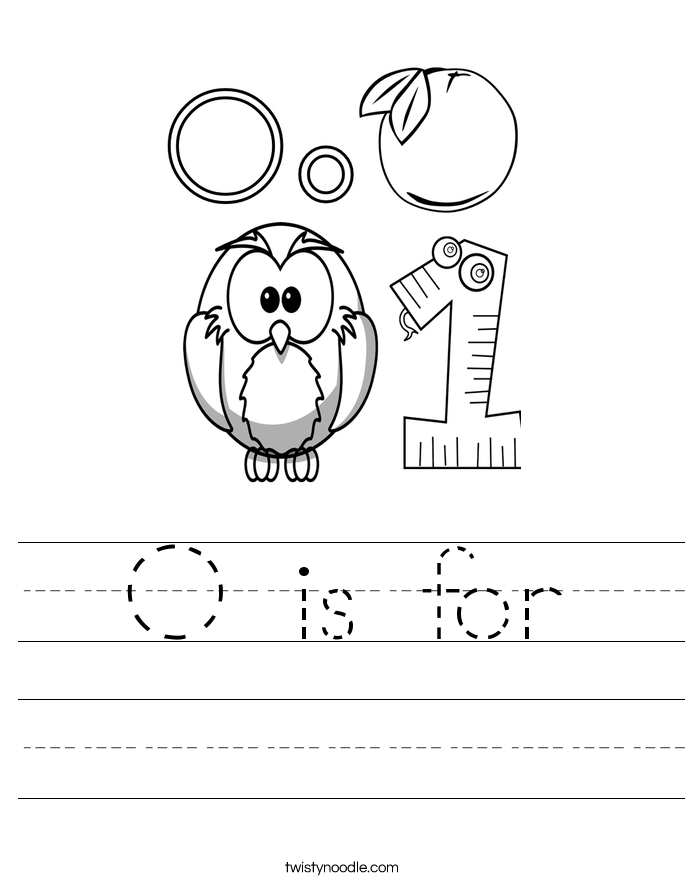 O is for Worksheet