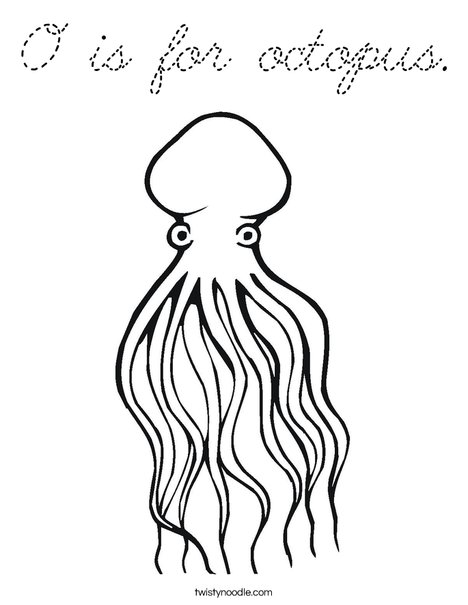 Octopus Coloring Page