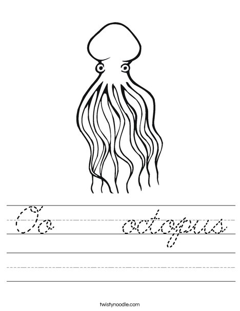 Octopus Worksheet