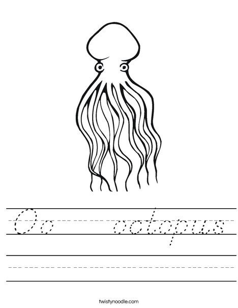 Octopus Worksheet