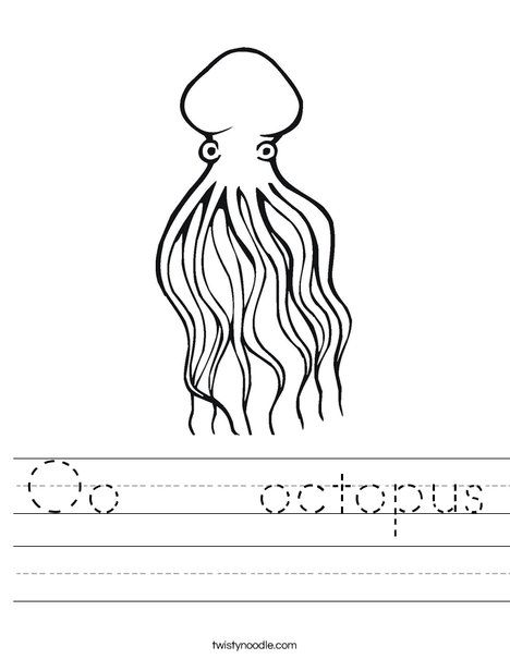 Octopus Worksheet