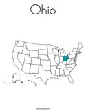 Ohio Coloring Page