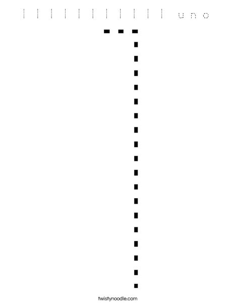 One Coloring Page