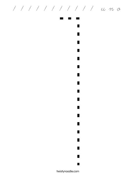 One Coloring Page