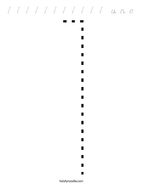 One Coloring Page