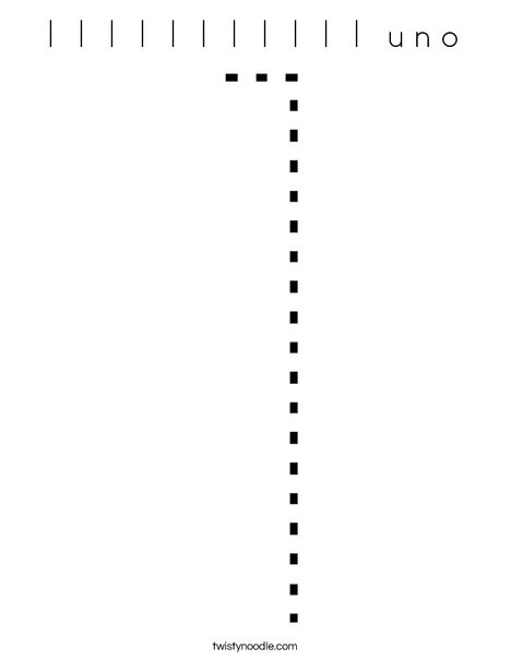 One Coloring Page