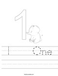 1    One Worksheet